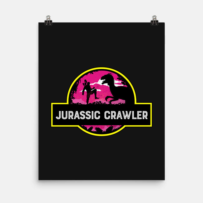 Jurassic Crawler-None-Matte-Poster-rocketman_art