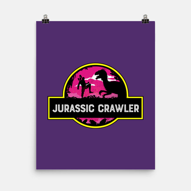 Jurassic Crawler-None-Matte-Poster-rocketman_art