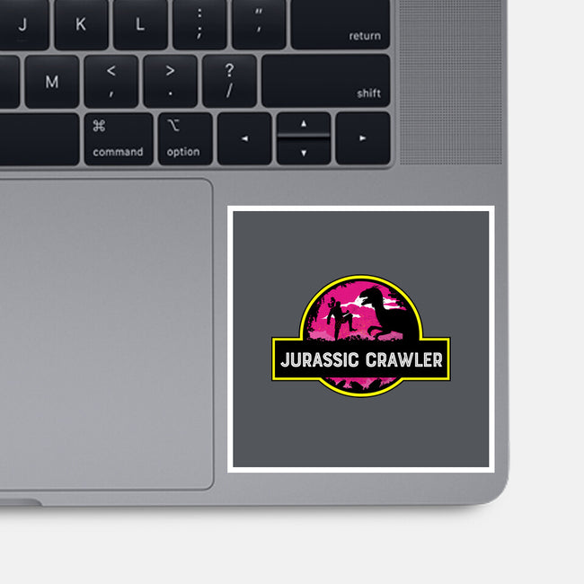Jurassic Crawler-None-Glossy-Sticker-rocketman_art