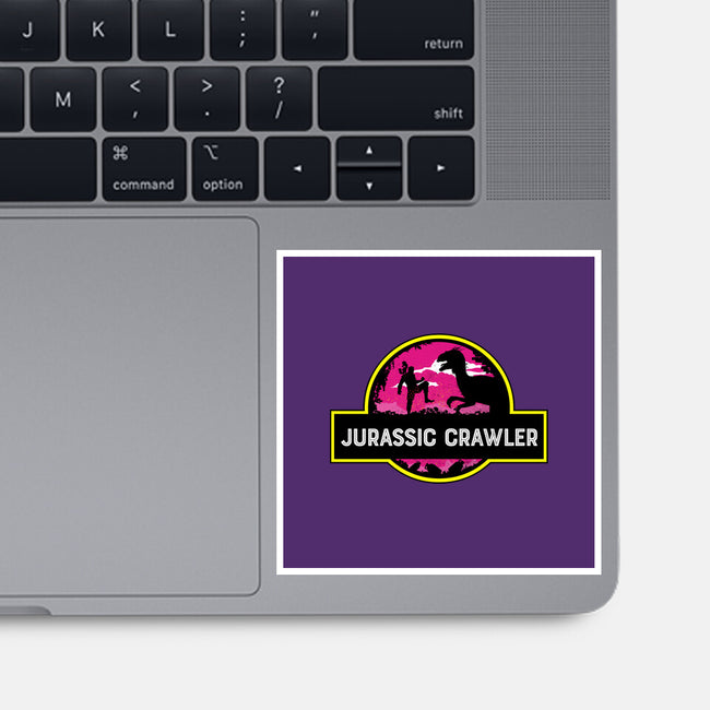 Jurassic Crawler-None-Glossy-Sticker-rocketman_art