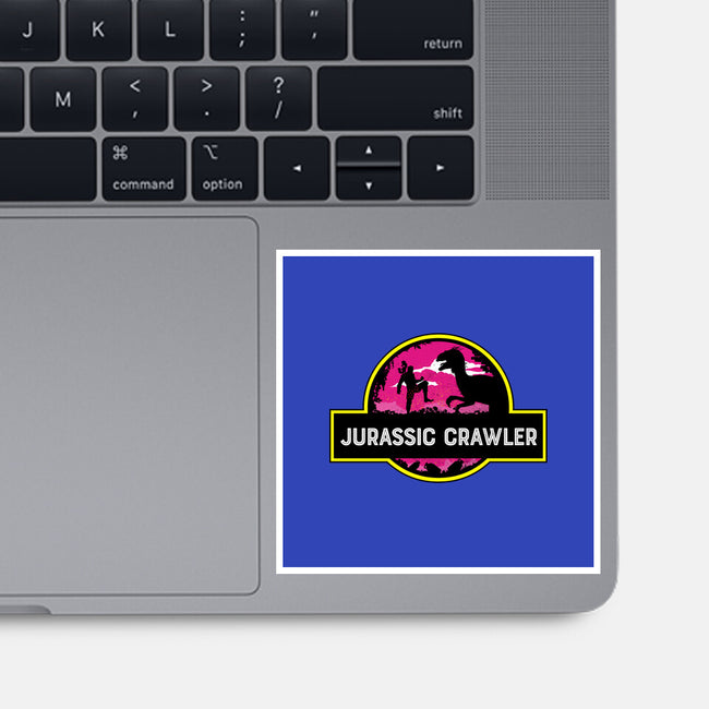 Jurassic Crawler-None-Glossy-Sticker-rocketman_art