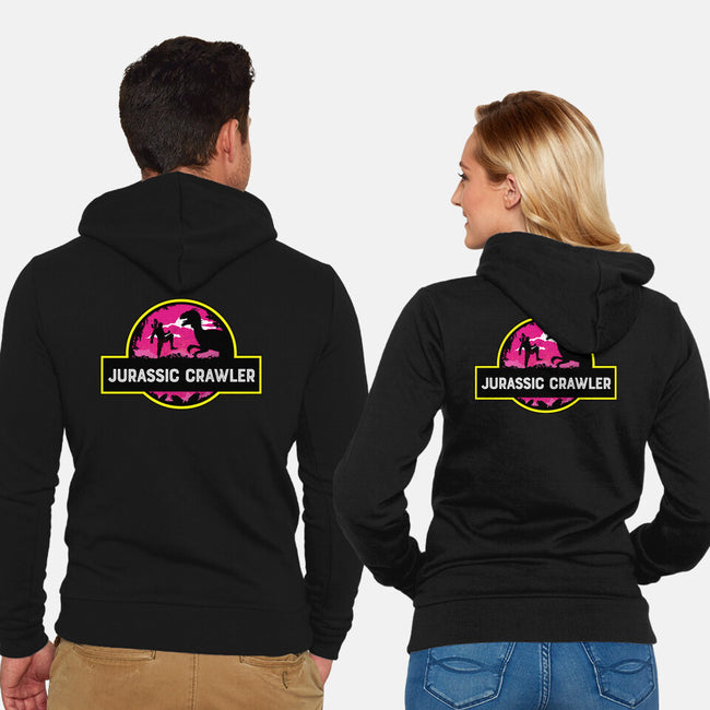 Jurassic Crawler-Unisex-Zip-Up-Sweatshirt-rocketman_art
