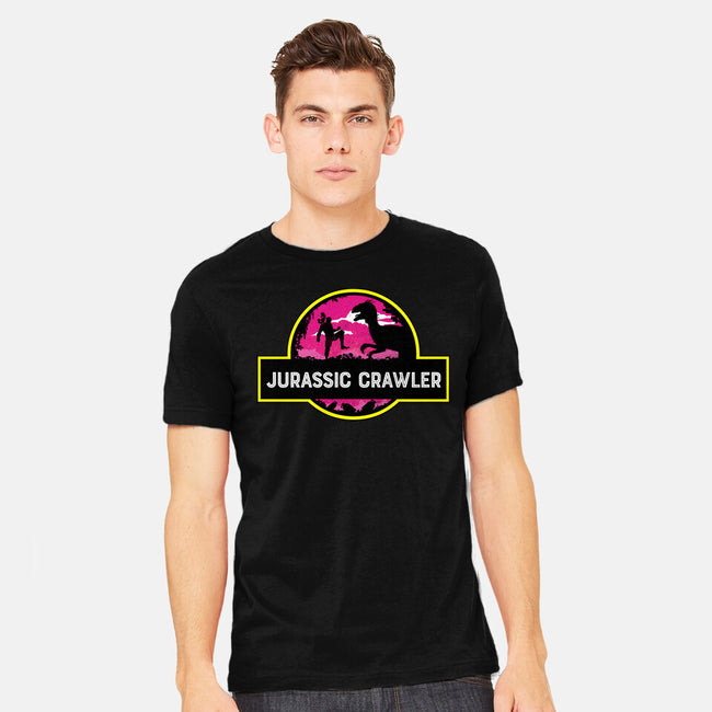 Jurassic Crawler-Mens-Heavyweight-Tee-rocketman_art