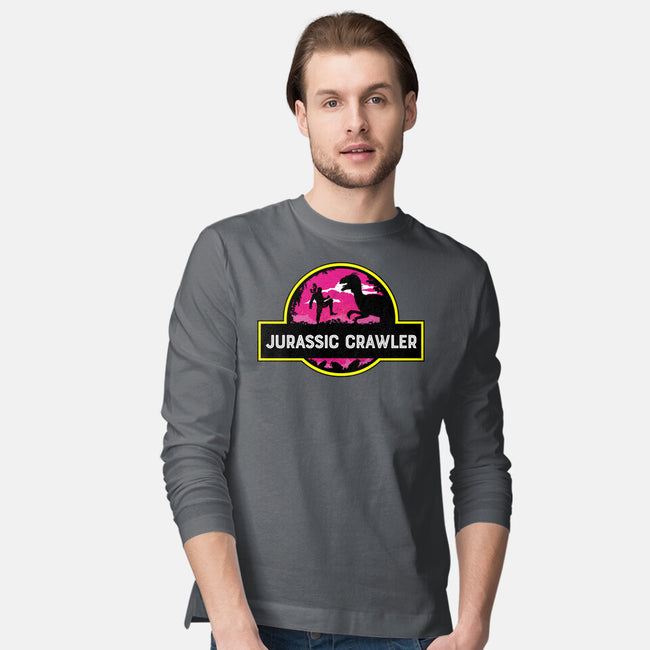 Jurassic Crawler-Mens-Long Sleeved-Tee-rocketman_art