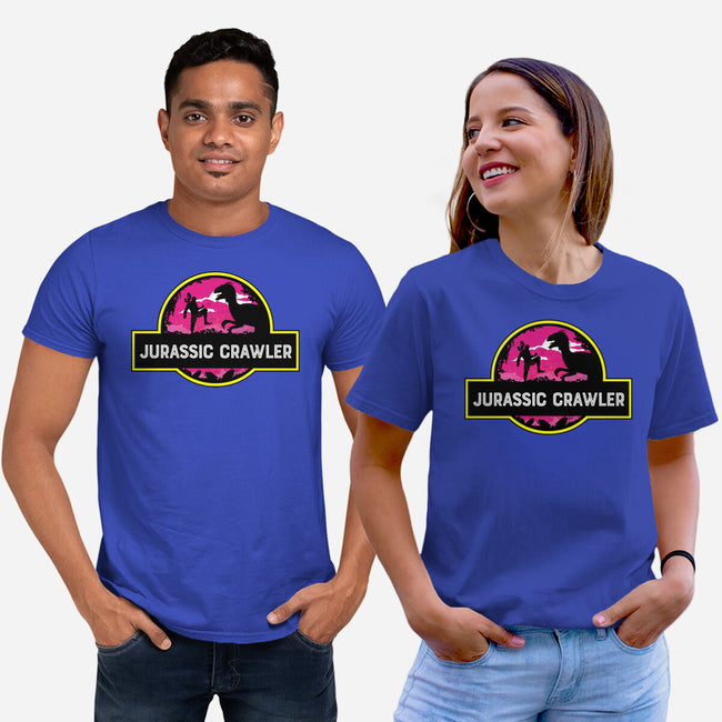 Jurassic Crawler-Unisex-Basic-Tee-rocketman_art