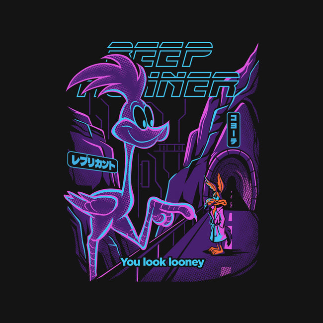 Beep Runner-Womens-Fitted-Tee-estudiofitas