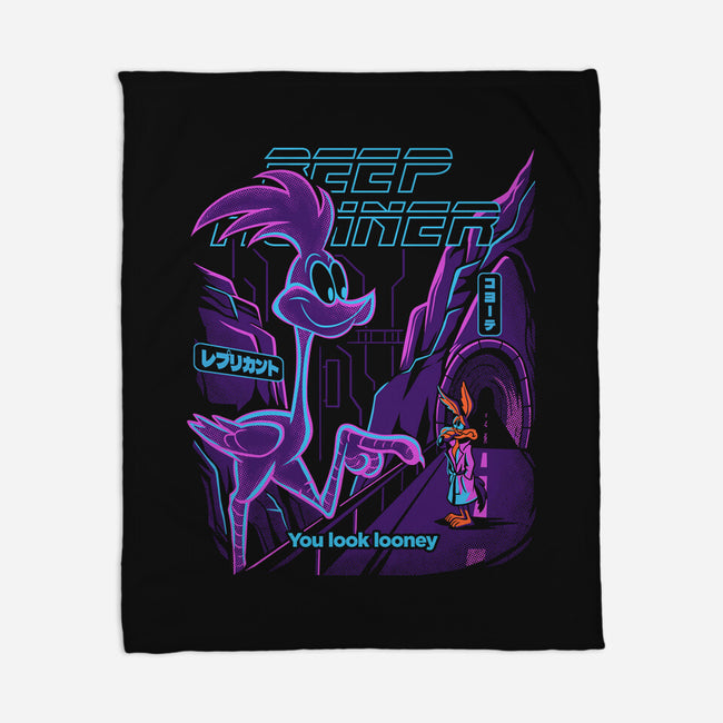 Beep Runner-None-Fleece-Blanket-estudiofitas
