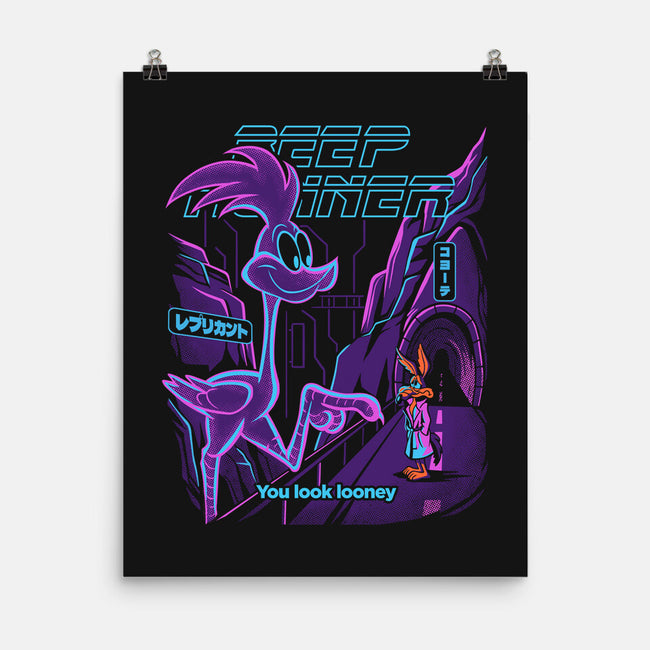 Beep Runner-None-Matte-Poster-estudiofitas