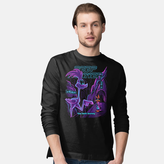 Beep Runner-Mens-Long Sleeved-Tee-estudiofitas