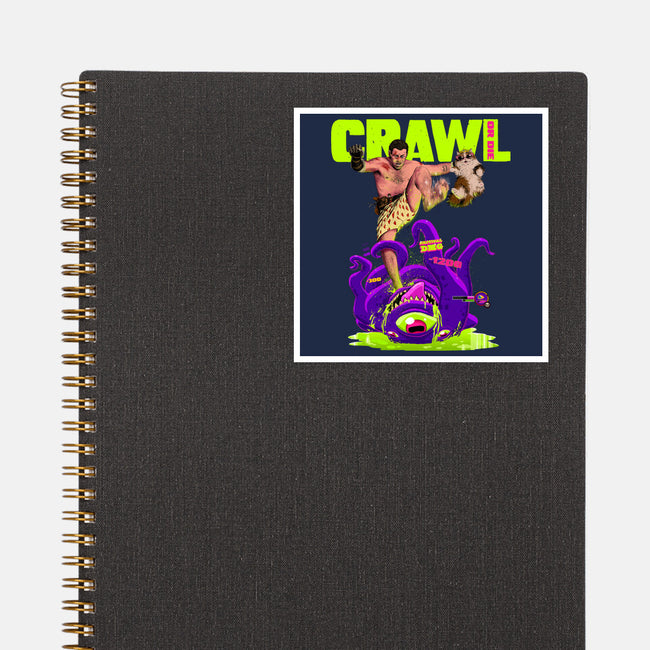 Crawl Or Die-None-Glossy-Sticker-Hafaell