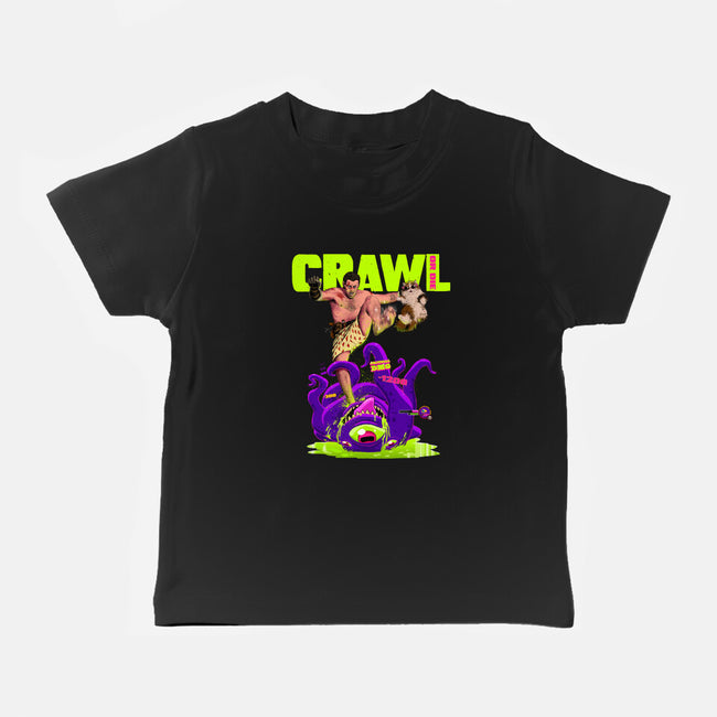 Crawl Or Die-Baby-Basic-Tee-Hafaell