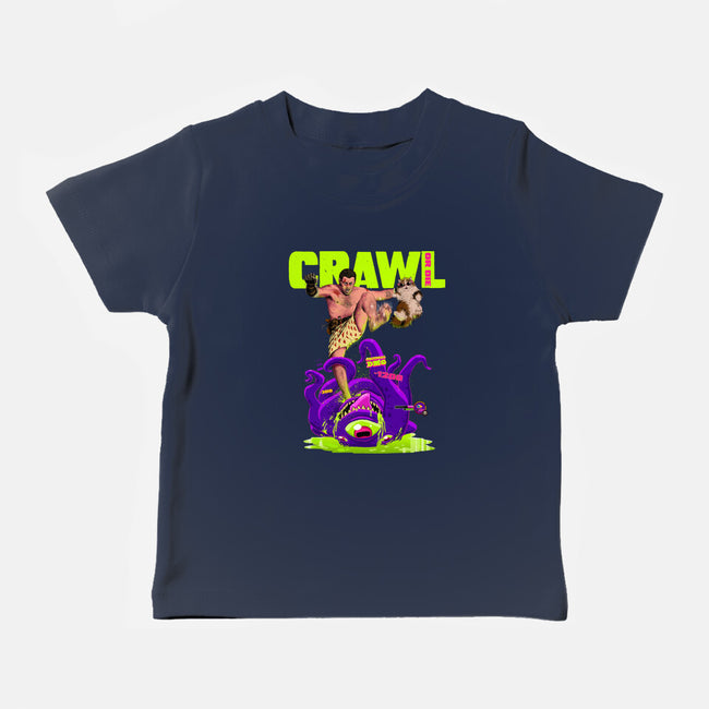 Crawl Or Die-Baby-Basic-Tee-Hafaell