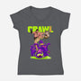 Crawl Or Die-Womens-V-Neck-Tee-Hafaell