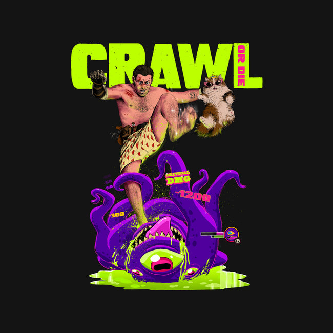 Crawl Or Die-None-Polyester-Shower Curtain-Hafaell
