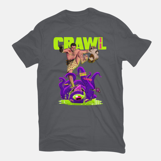 Crawl Or Die-Womens-Fitted-Tee-Hafaell