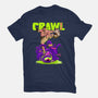 Crawl Or Die-Womens-Fitted-Tee-Hafaell