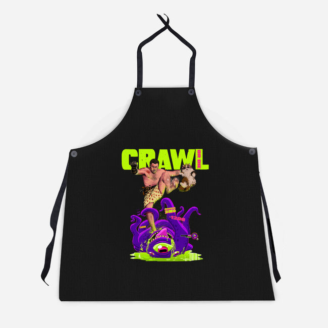 Crawl Or Die-Unisex-Kitchen-Apron-Hafaell