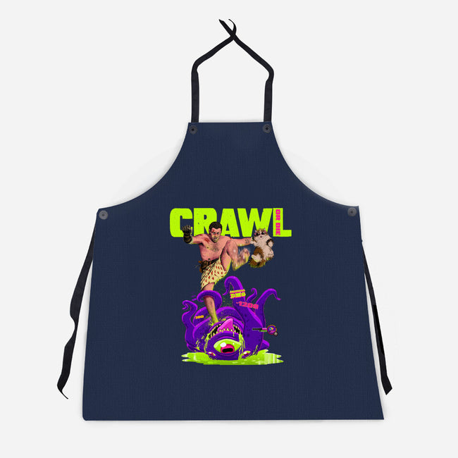 Crawl Or Die-Unisex-Kitchen-Apron-Hafaell