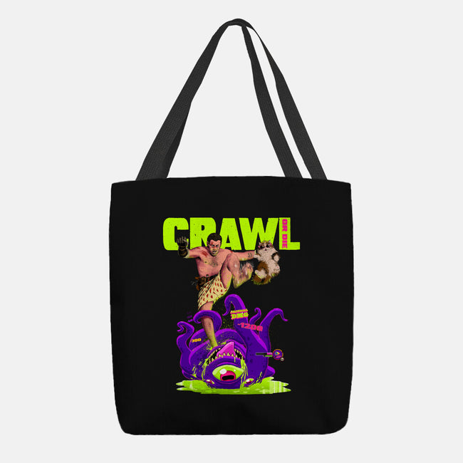 Crawl Or Die-None-Basic Tote-Bag-Hafaell