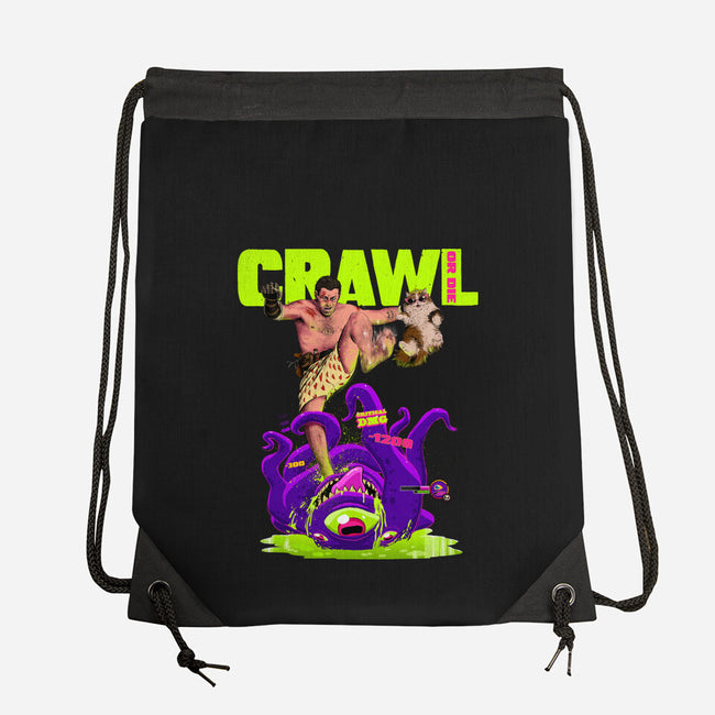 Crawl Or Die-None-Drawstring-Bag-Hafaell
