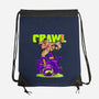 Crawl Or Die-None-Drawstring-Bag-Hafaell