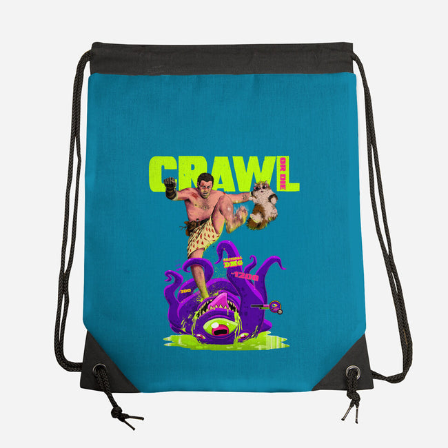 Crawl Or Die-None-Drawstring-Bag-Hafaell