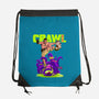 Crawl Or Die-None-Drawstring-Bag-Hafaell
