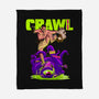 Crawl Or Die-None-Fleece-Blanket-Hafaell