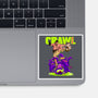 Crawl Or Die-None-Glossy-Sticker-Hafaell