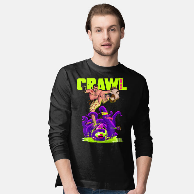 Crawl Or Die-Mens-Long Sleeved-Tee-Hafaell