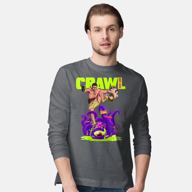 Crawl Or Die-Mens-Long Sleeved-Tee-Hafaell