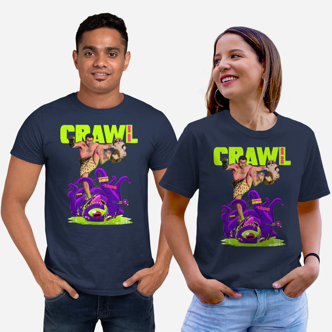 Crawl Or Die-Unisex-Basic-Tee-Hafaell