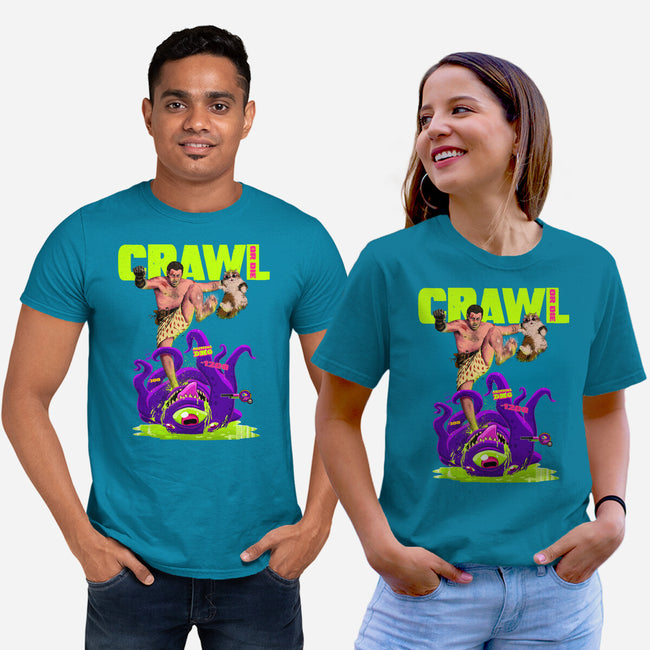 Crawl Or Die-Unisex-Basic-Tee-Hafaell