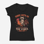 Gotta Go The Vibes Are Off-Womens-V-Neck-Tee-Diego Gurgell