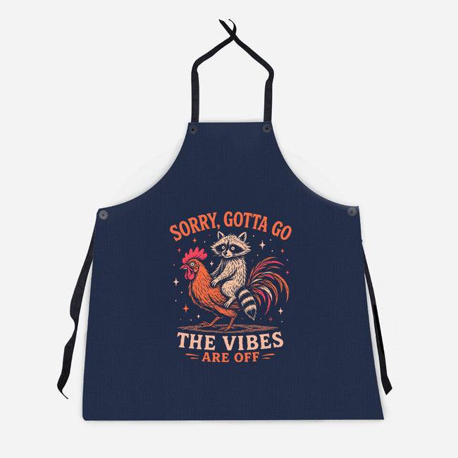 Gotta Go The Vibes Are Off-Unisex-Kitchen-Apron-Diego Gurgell