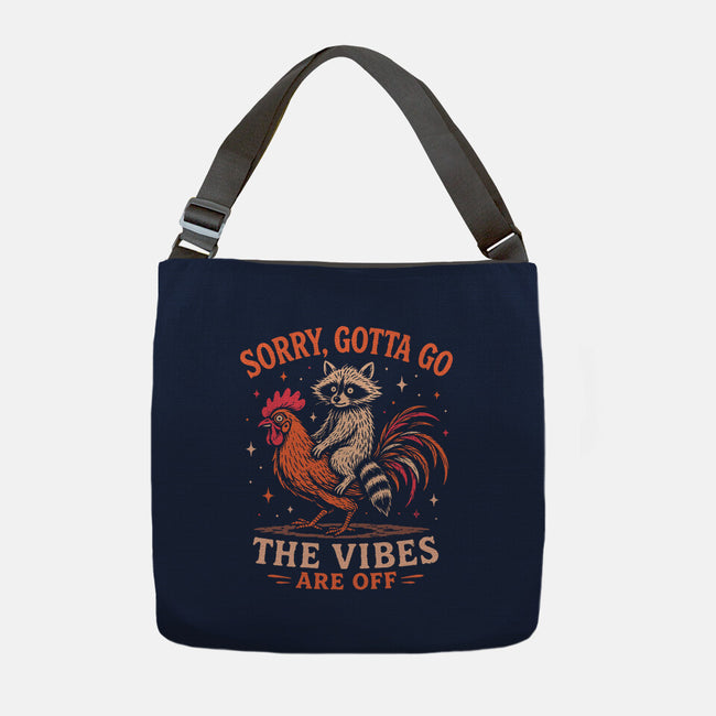 Gotta Go The Vibes Are Off-None-Adjustable Tote-Bag-Diego Gurgell