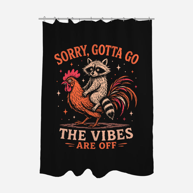Gotta Go The Vibes Are Off-None-Polyester-Shower Curtain-Diego Gurgell
