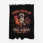 Gotta Go The Vibes Are Off-None-Polyester-Shower Curtain-Diego Gurgell
