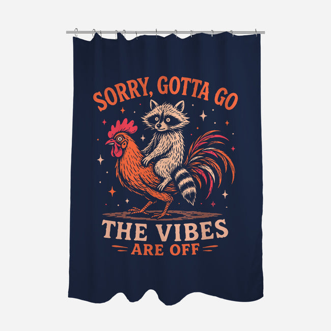 Gotta Go The Vibes Are Off-None-Polyester-Shower Curtain-Diego Gurgell