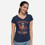 Gotta Go The Vibes Are Off-Womens-V-Neck-Tee-Diego Gurgell