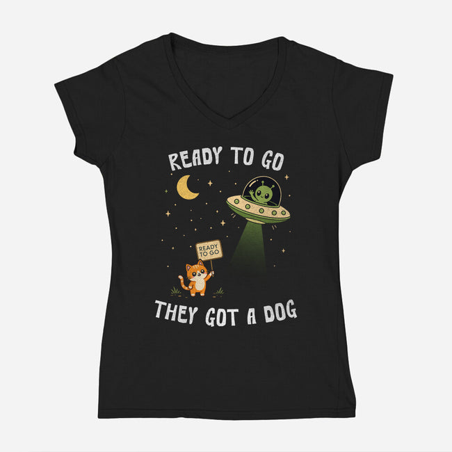 Ready To Go-Womens-V-Neck-Tee-benyamine12