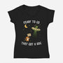 Ready To Go-Womens-V-Neck-Tee-benyamine12