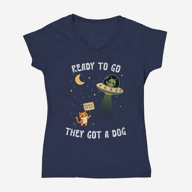 Ready To Go-Womens-V-Neck-Tee-benyamine12