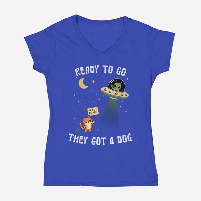 Ready To Go-Womens-V-Neck-Tee-benyamine12