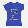 Ready To Go-Womens-V-Neck-Tee-benyamine12