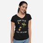 Ready To Go-Womens-V-Neck-Tee-benyamine12