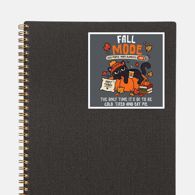 Fall Mode Activated-None-Glossy-Sticker-benyamine12