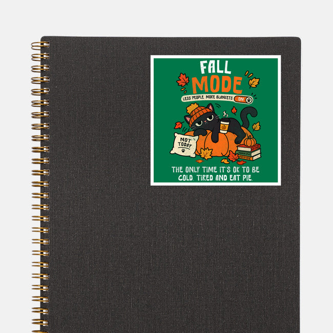 Fall Mode Activated-None-Glossy-Sticker-benyamine12