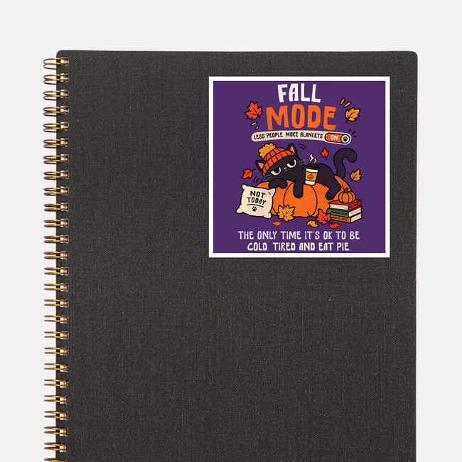 Fall Mode Activated-None-Glossy-Sticker-benyamine12