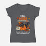 Fall Mode Activated-Womens-V-Neck-Tee-benyamine12